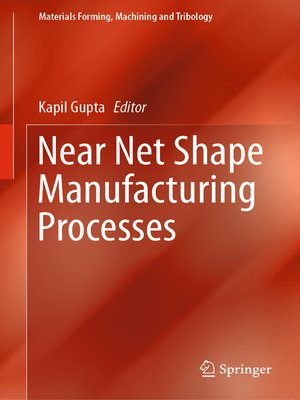 cover image of Near Net Shape Manufacturing Processes